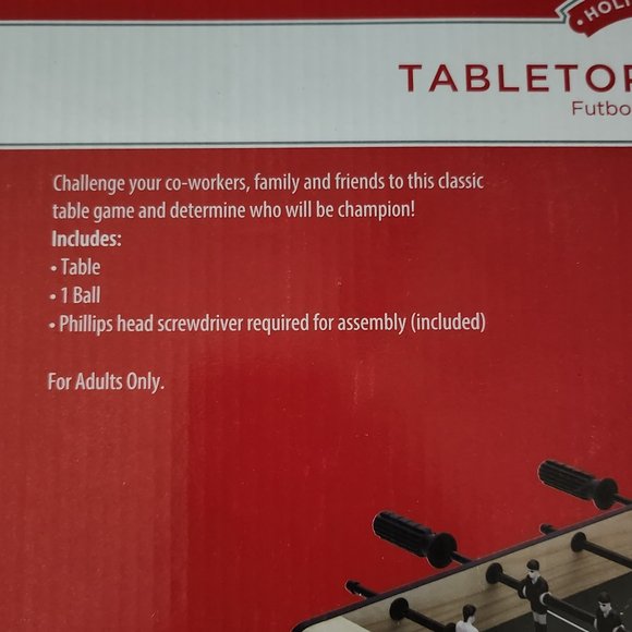 Holiday Time Tabletop Foosball Game Brand New Seal Box - Picture 8 of 9